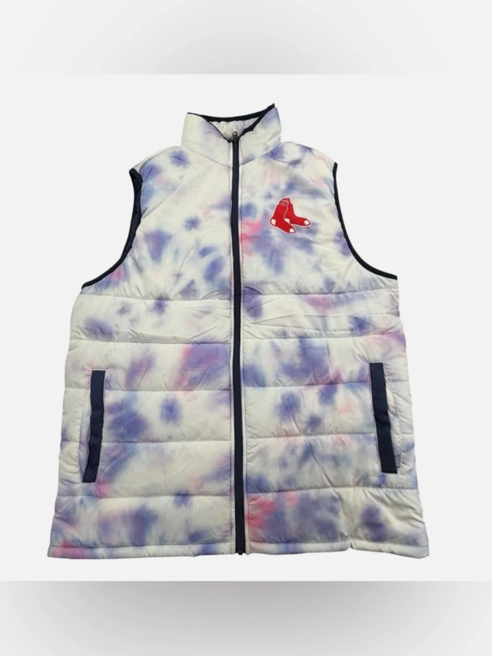 Boston Red Sox x Grateful Dead Vest 2025 Fenway 60th Anniversary Tie Dye Puffer